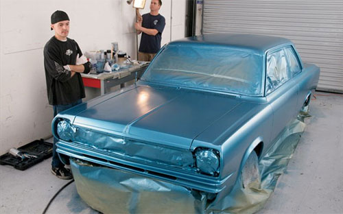 Painting a Car