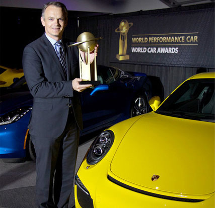 NYIAS Names Porsche 911 GT3 as 2014 World Performance Car