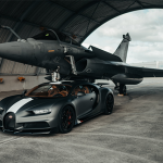 bugatti chiron sport vs fighter jet race