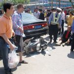 determine fault in motorcycle accidents