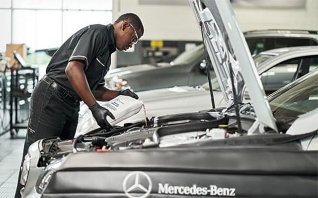 how much is a mercedes oil change