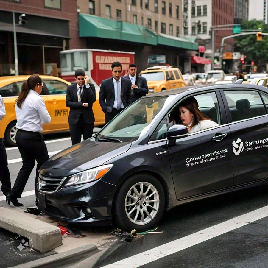 Car Accident in a Company Vehicle